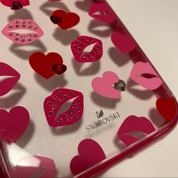 iPhone XR Swarovski Hearts Case - Picture 2 of 3